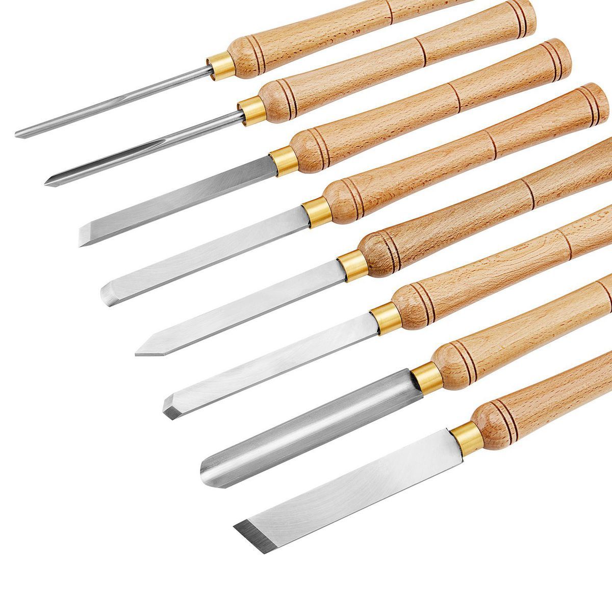 Wood Lathe Chisel Set, 8-Piece E71935