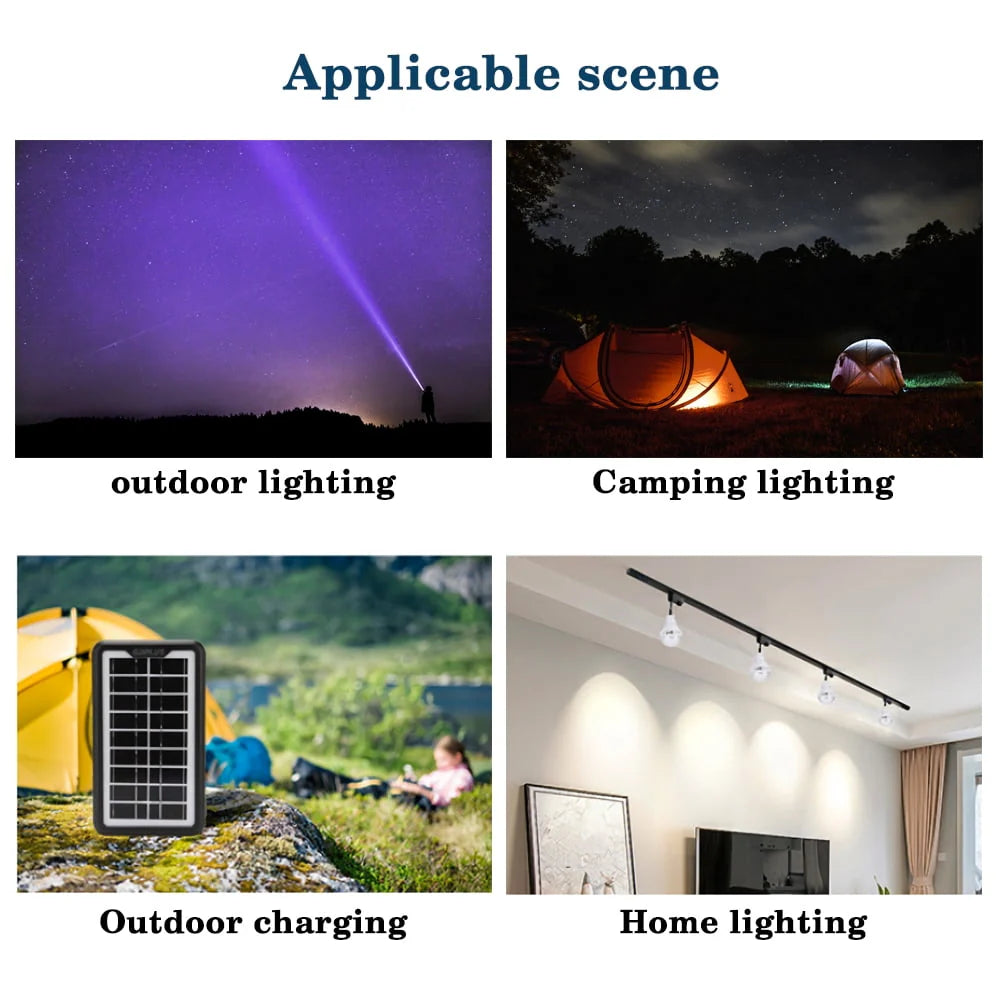 Portable Power Station with LED Display, Flashlights & 3 Camp Lamps E820
