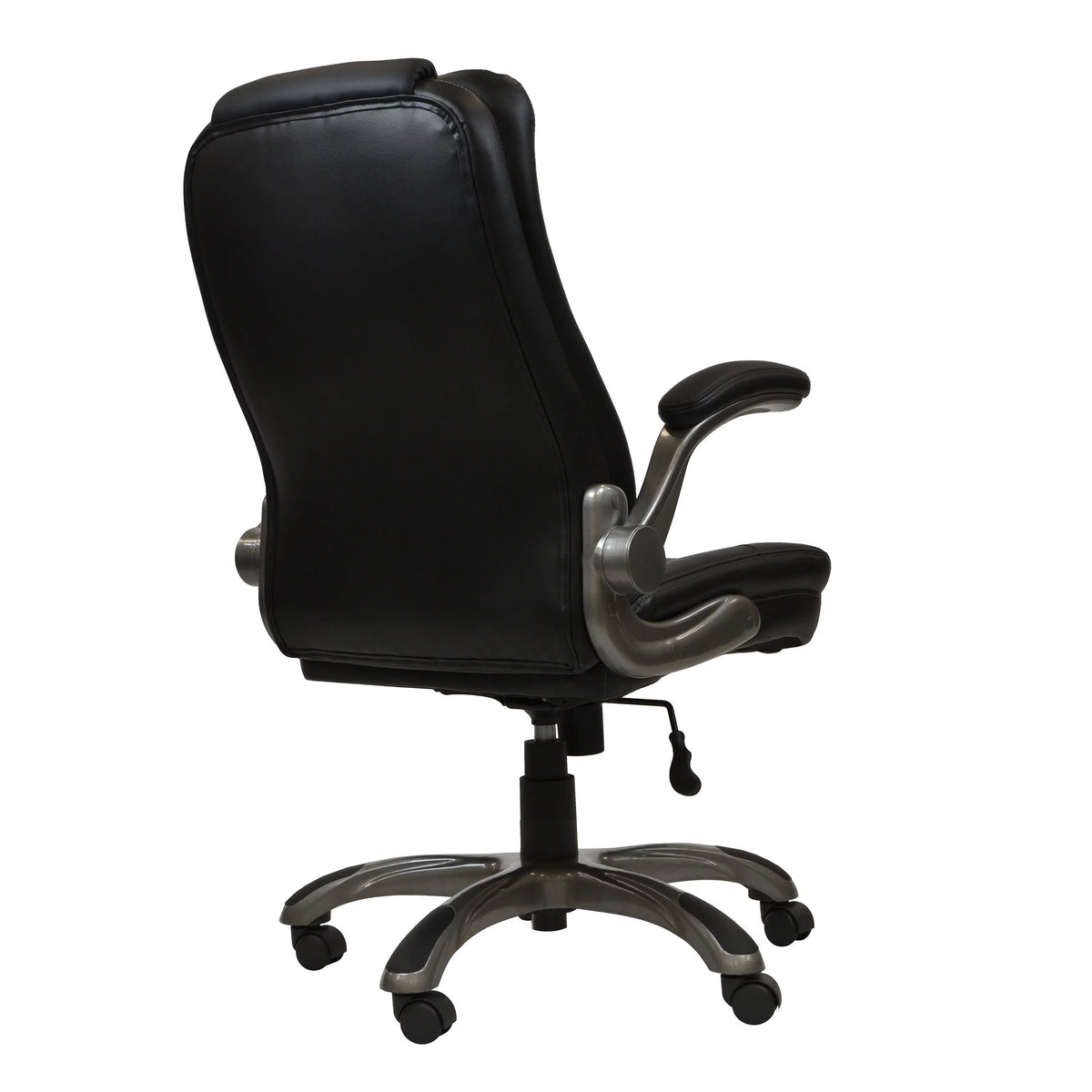 Black Executive Office Chair with Flip-up Arms M823