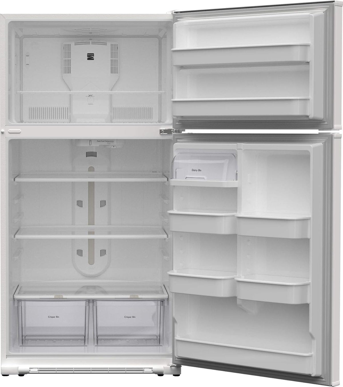 White 21 Cubic Ft. Top-Freezer Refrigerator Q444398