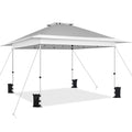13 x 13 ft Pop-Up Canopy with Overhang and Rolling Storage Bag B460
