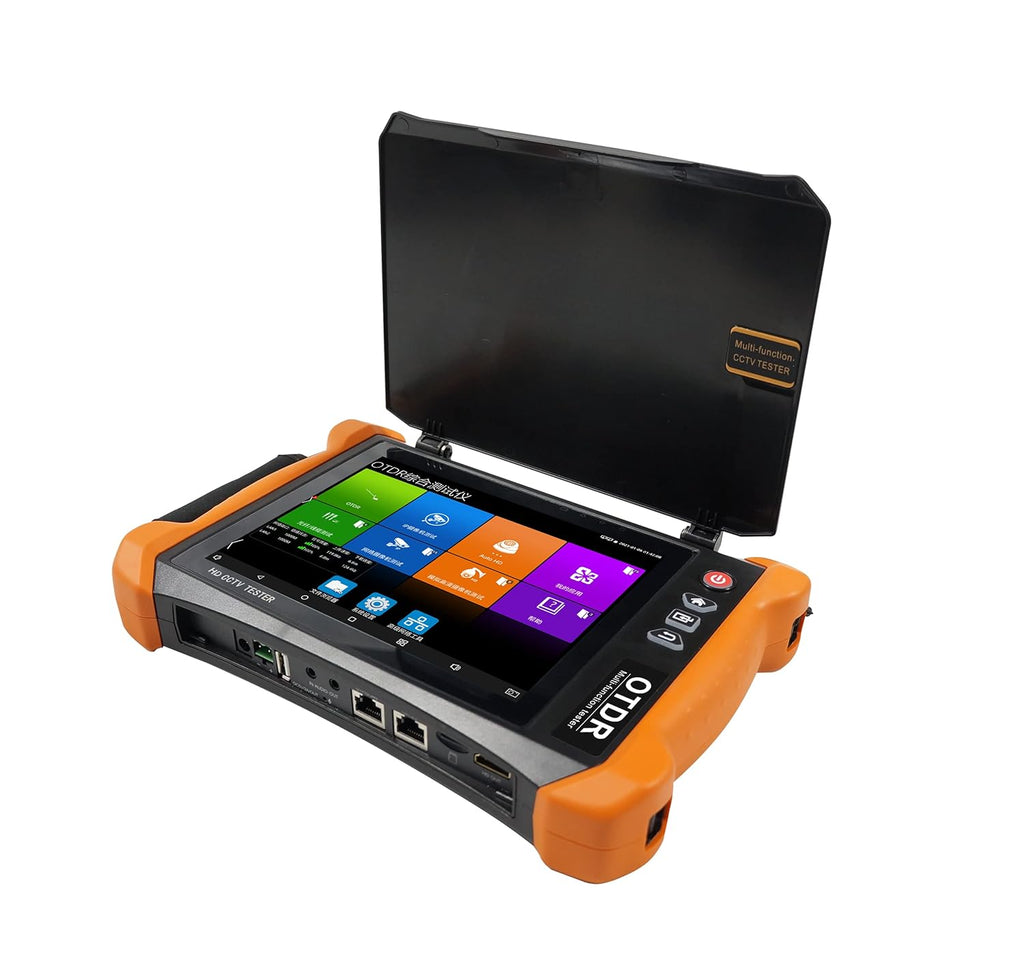 OTDR Tester with 8 Touch Screen, Visual Fault Locator, POE Out, WiFi Test D683539