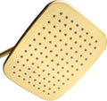 8.5 x 6.5 inch Rectangular Rainfall Shower Head in Polished Brass / Gold Finish Pack of 2 R19265