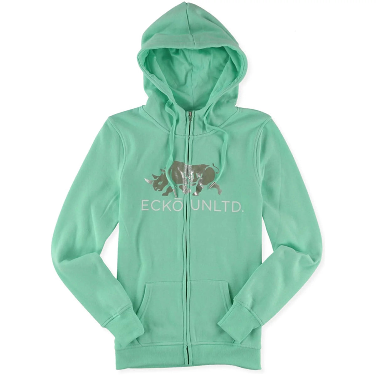 Green Zip Up Hoodie Sweatshirt O4923