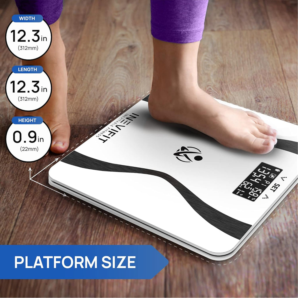 Digital Bathroom Body Composition Analyzer Scale for 10 Users O47740