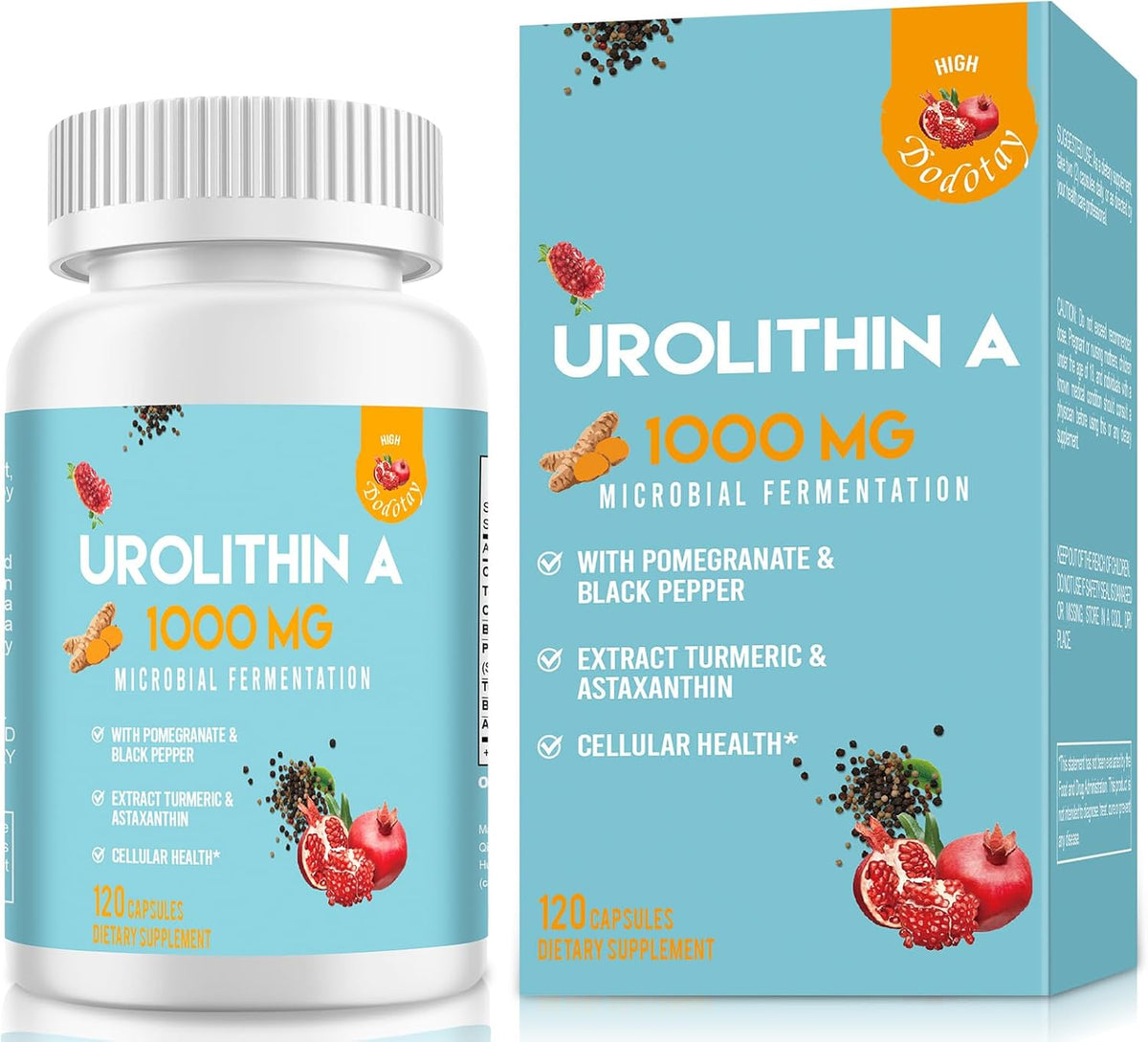 1000mg Urolithin A 120 Capsules C857212