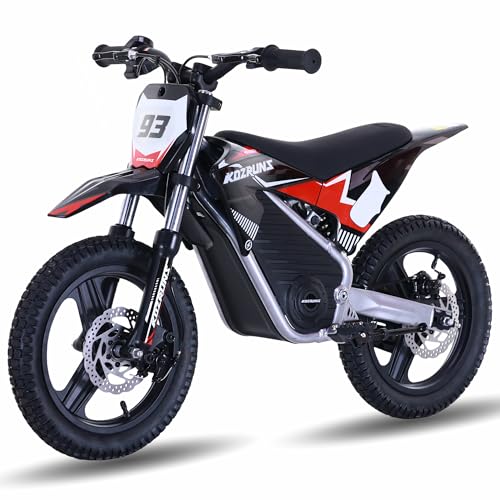 Blue 36V Electric Dirt Bike with 14'' Off-Road Knobby Tires C933464