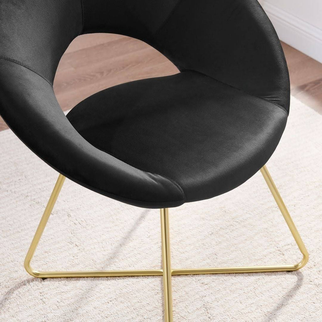 Blue Velvet Accent Chairs (Set of 2) F707599