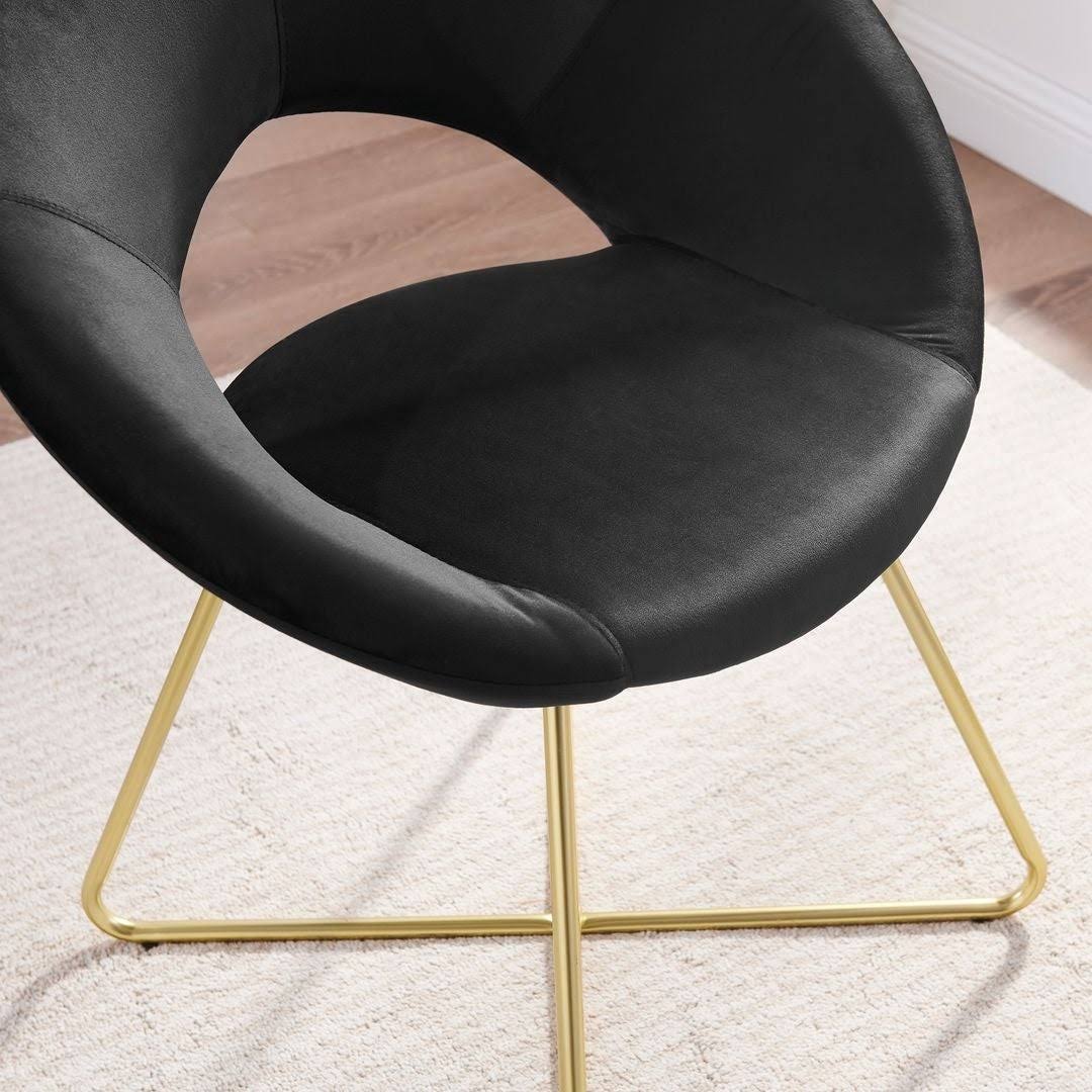 Blue Velvet Accent Chairs (Set of 2) F707599
