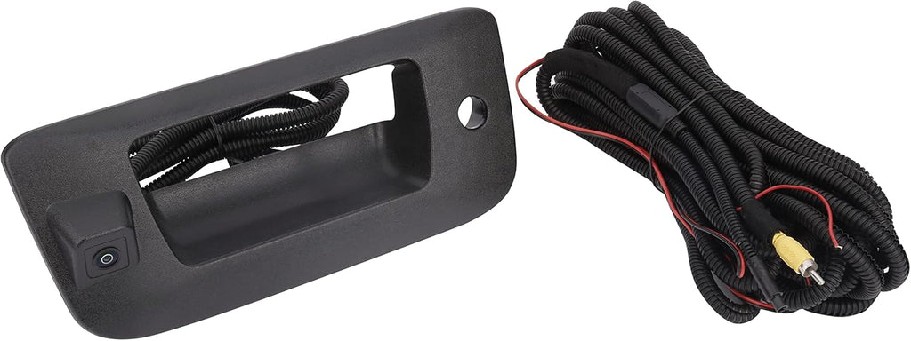 Replacement Tailgate Handle Trim Bezel with Backup Rear View Camera, Black, Pack of 2 C804940