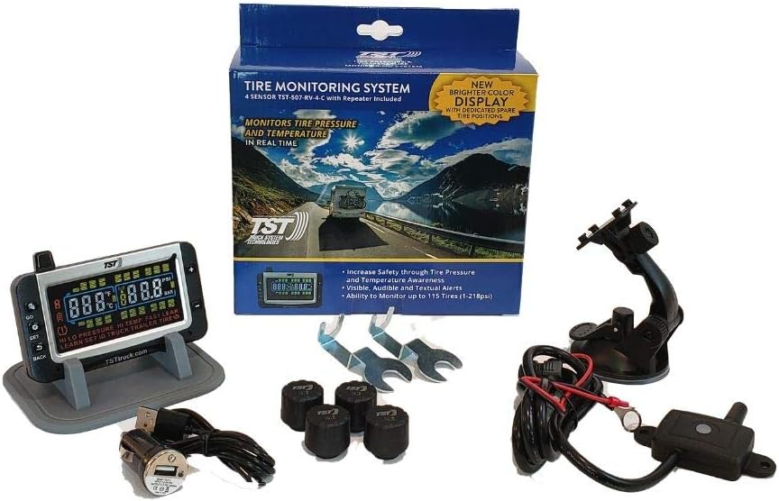 Tire Pressure Monitor with 8 Cap Sensors and Color Display U647