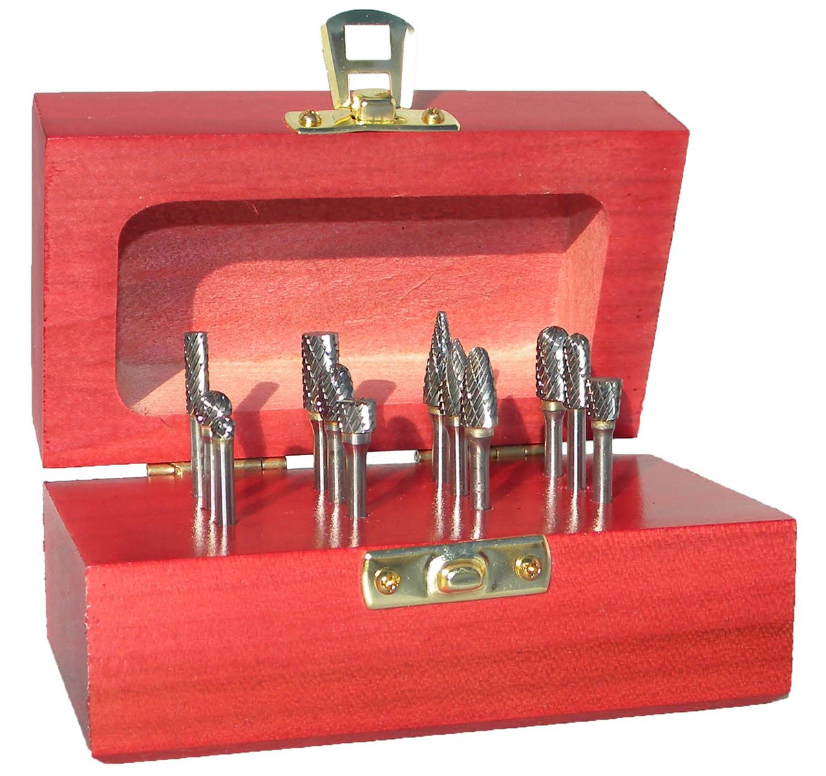 Carbide Bur Set, Single Cut, 1/4 G57101