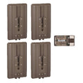 Battery Booster for Trail Cameras 4-Pack with USB Reader E2077