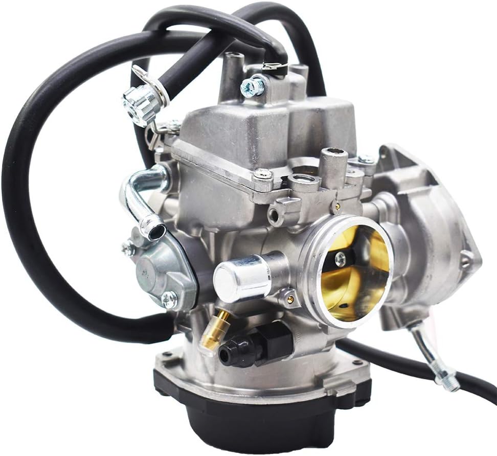 Carburetor with Fuel Valve Petcock for Suzuki LTZ400 Quad ATV 2003-2007 Pack of 2 D9482
