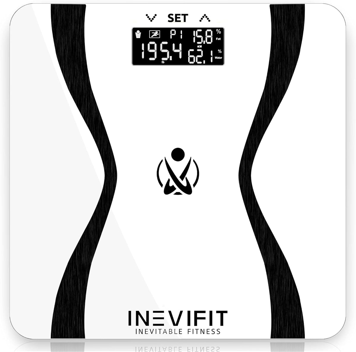 Digital Bathroom Body Composition Analyzer Scale for 10 Users O47740