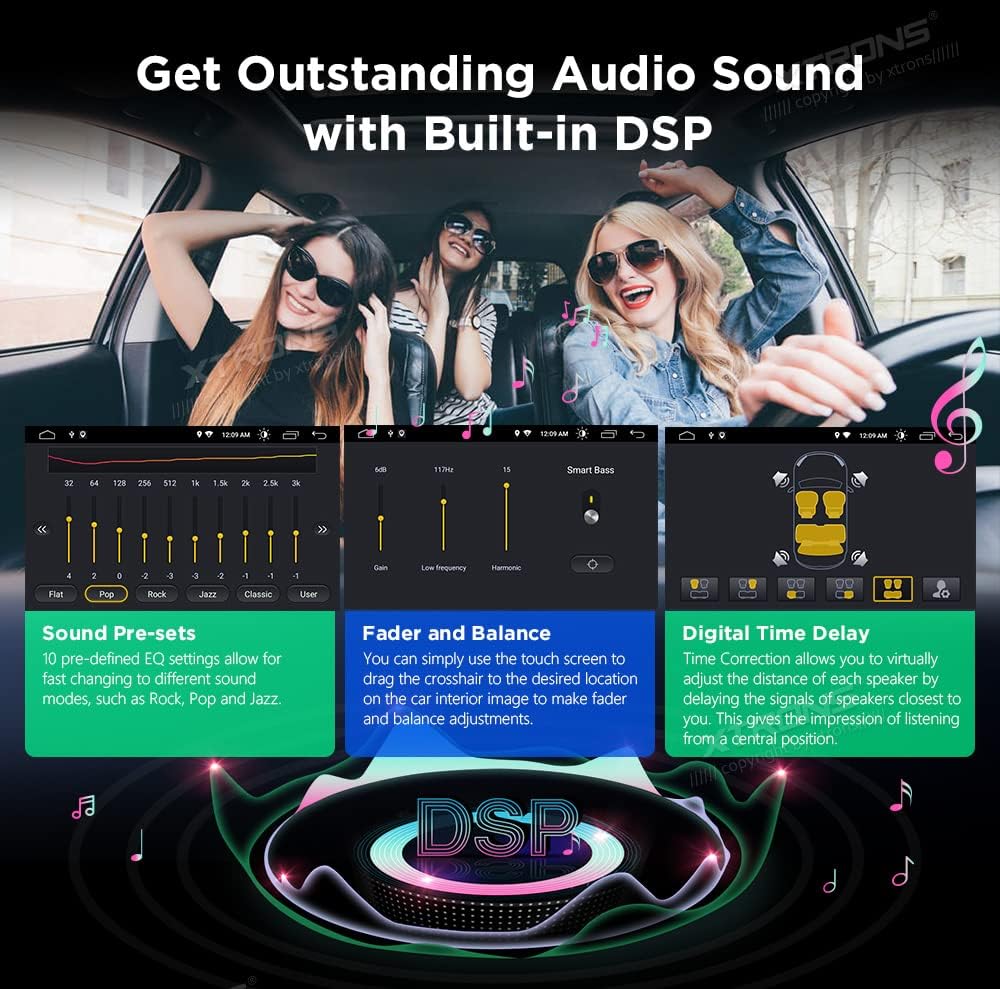 Android Car Stereo with Touch Screen Carplay Android Auto Bluetooth 5.0 L55262
