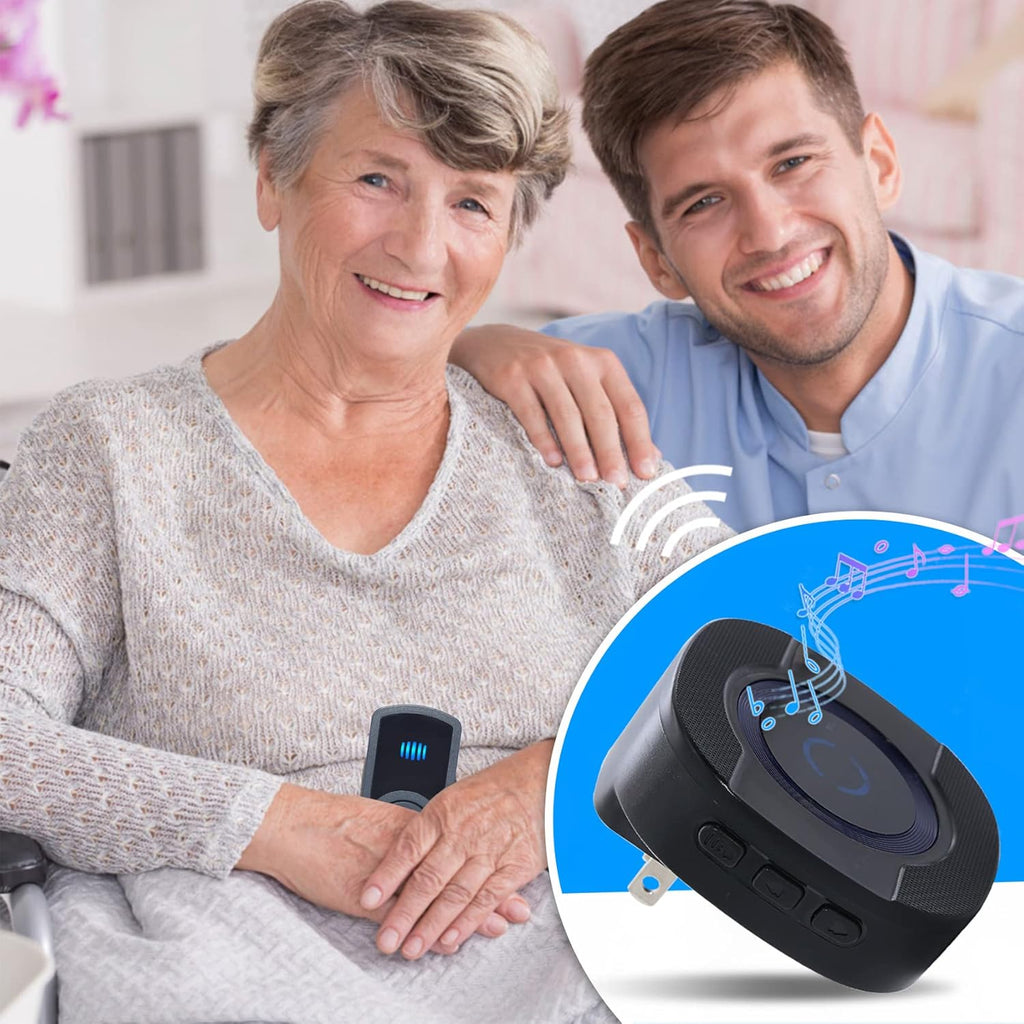 Wireless Caregiver Pager with 3 Plug in Receiver 3 Transmitter F1982