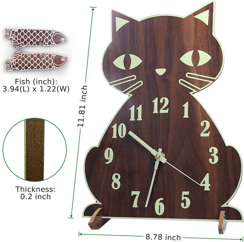 Luminous Wooden Wall Clock E60883