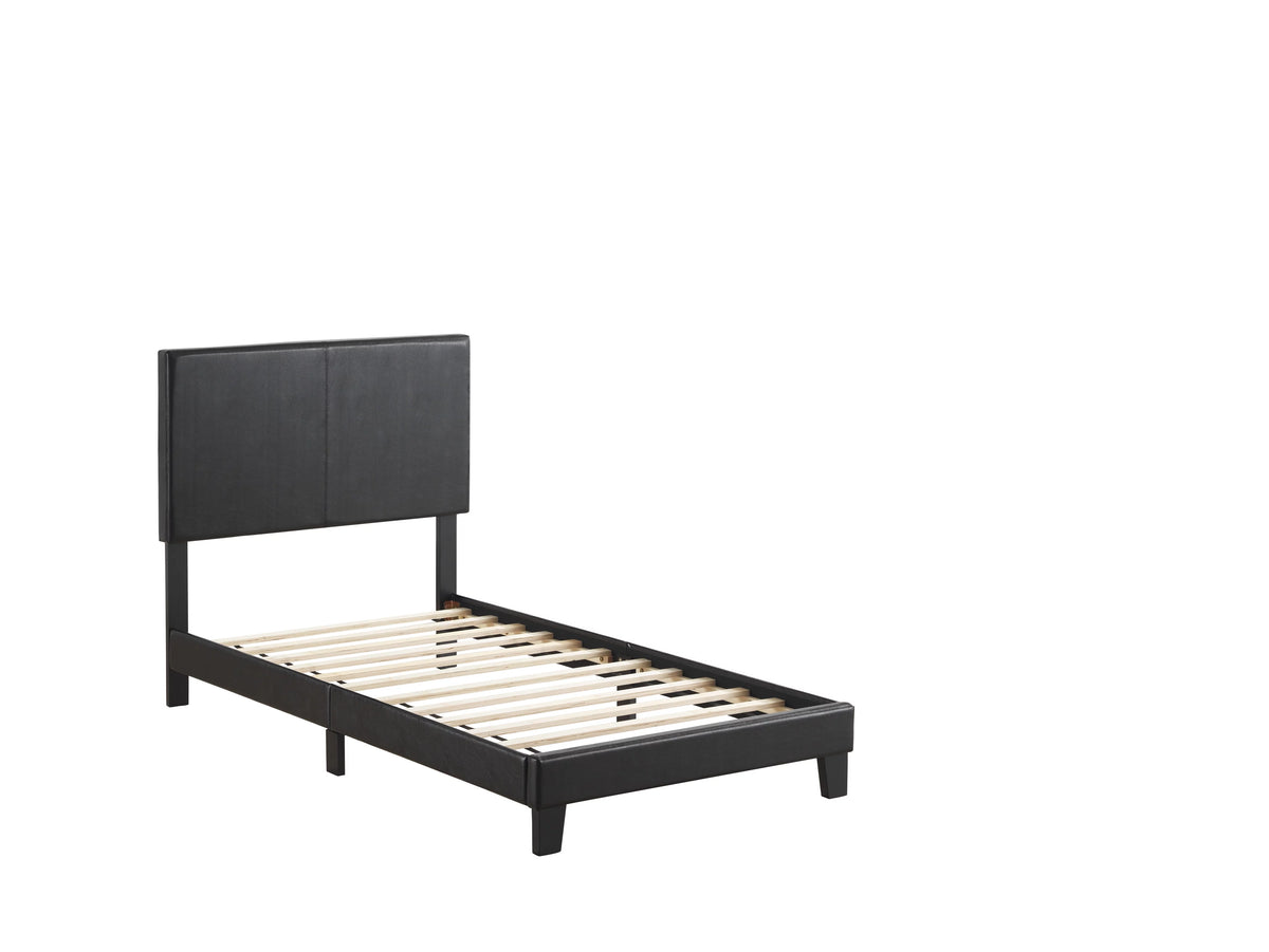 Black Queen Platform Bed V84507