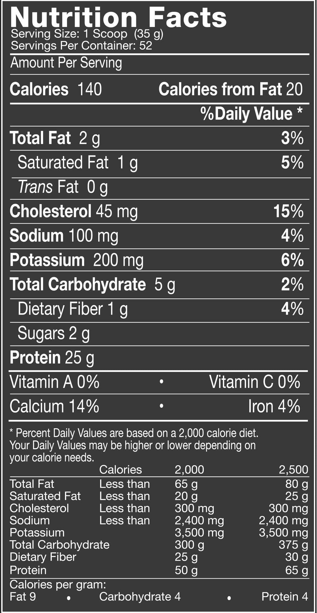 Cookies & Cream Protein Powder 4 Lb Y27129