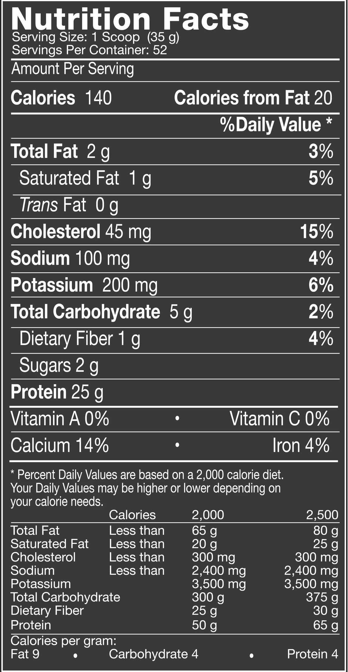 Cookies & Cream Protein Powder 4 Lb Y27129
