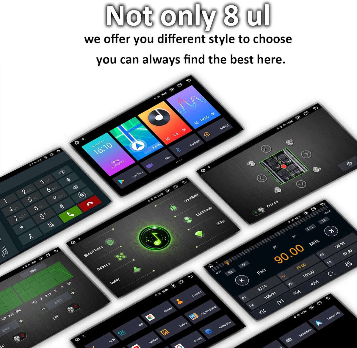 Android Car Stereo with Touch Screen Carplay Android Auto Bluetooth 5.0 L55262