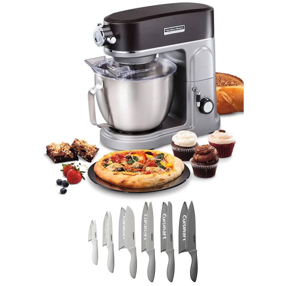 Stand Mixer and 12-Piece Knife Set V132