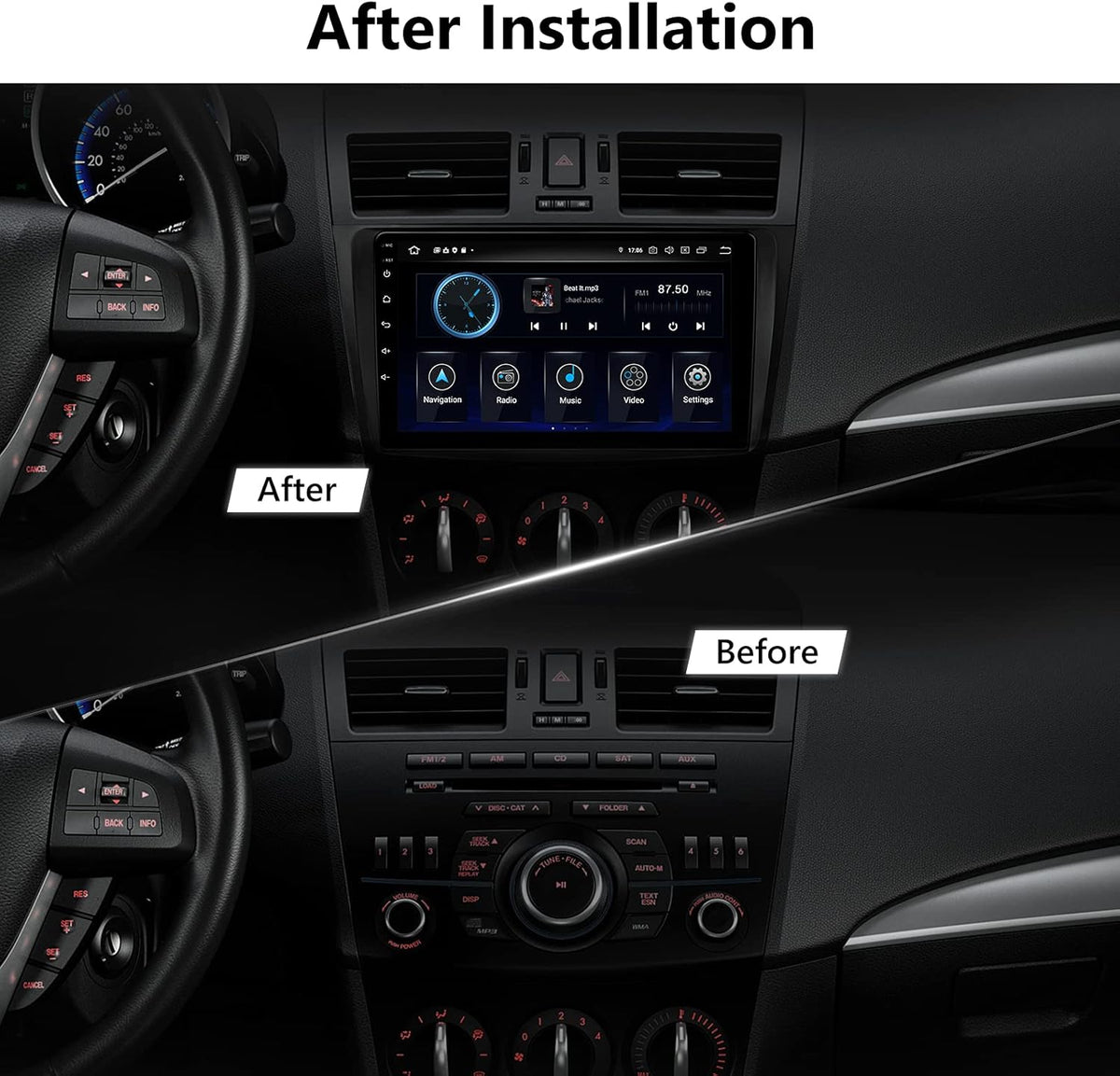 9 Inch Single Din Car Stereo Receiver U169
