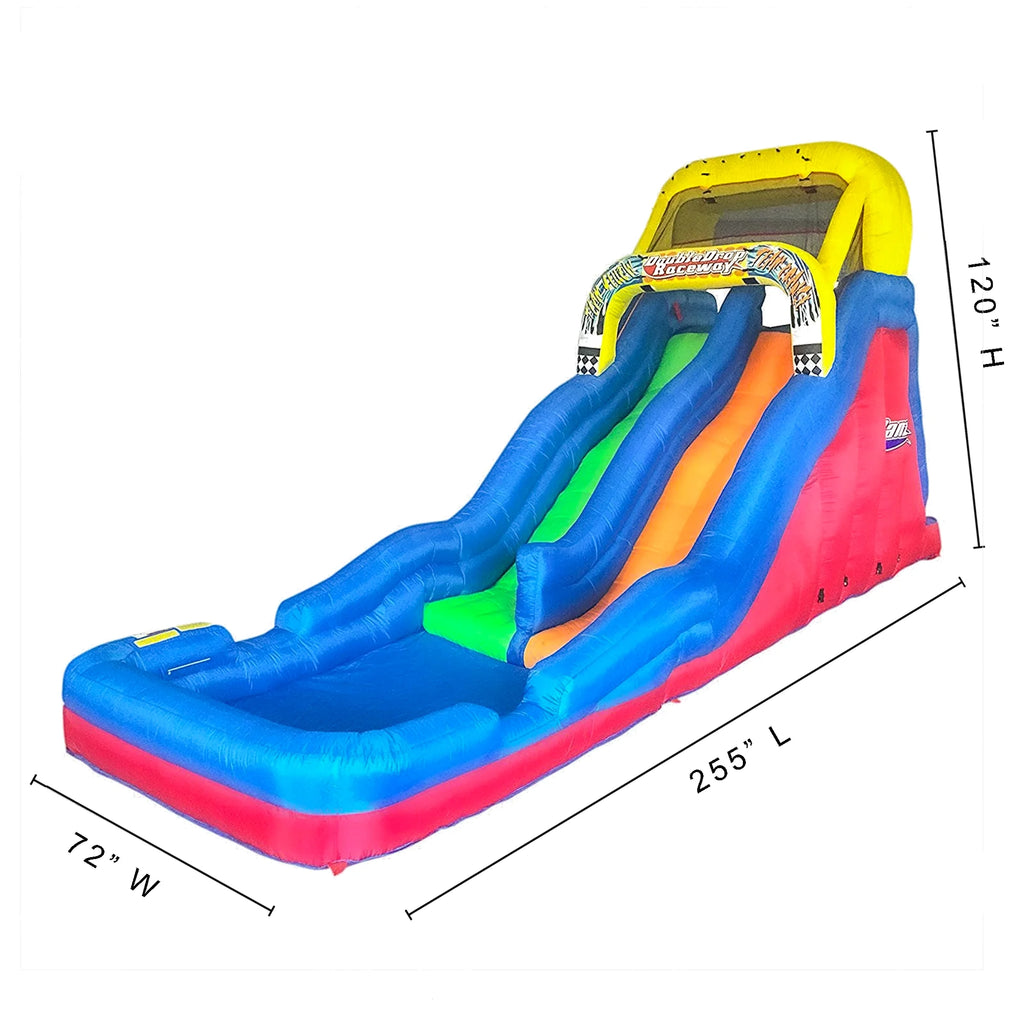 Double Drop 2 Lane Inflatable Water Slide U899213