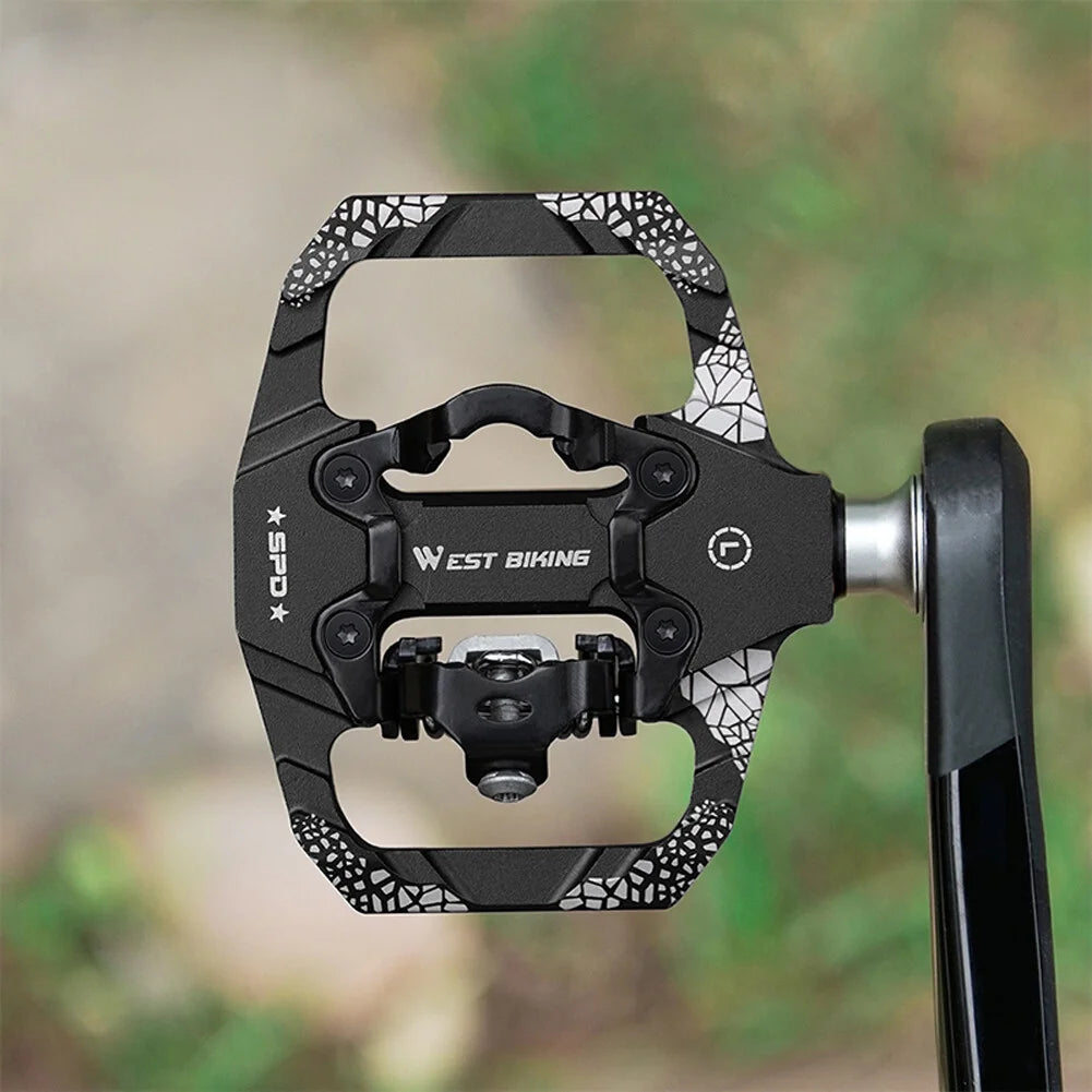 MTB Bike Pedals Dual Platform SPD Clipless Sealed Bearing V9522