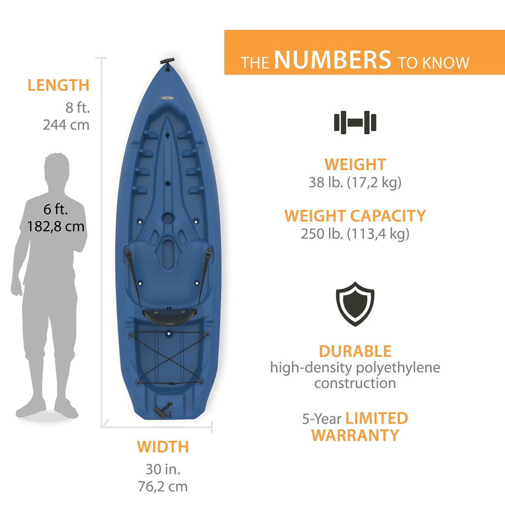 8 ft Sit-on-Top Kayak D426