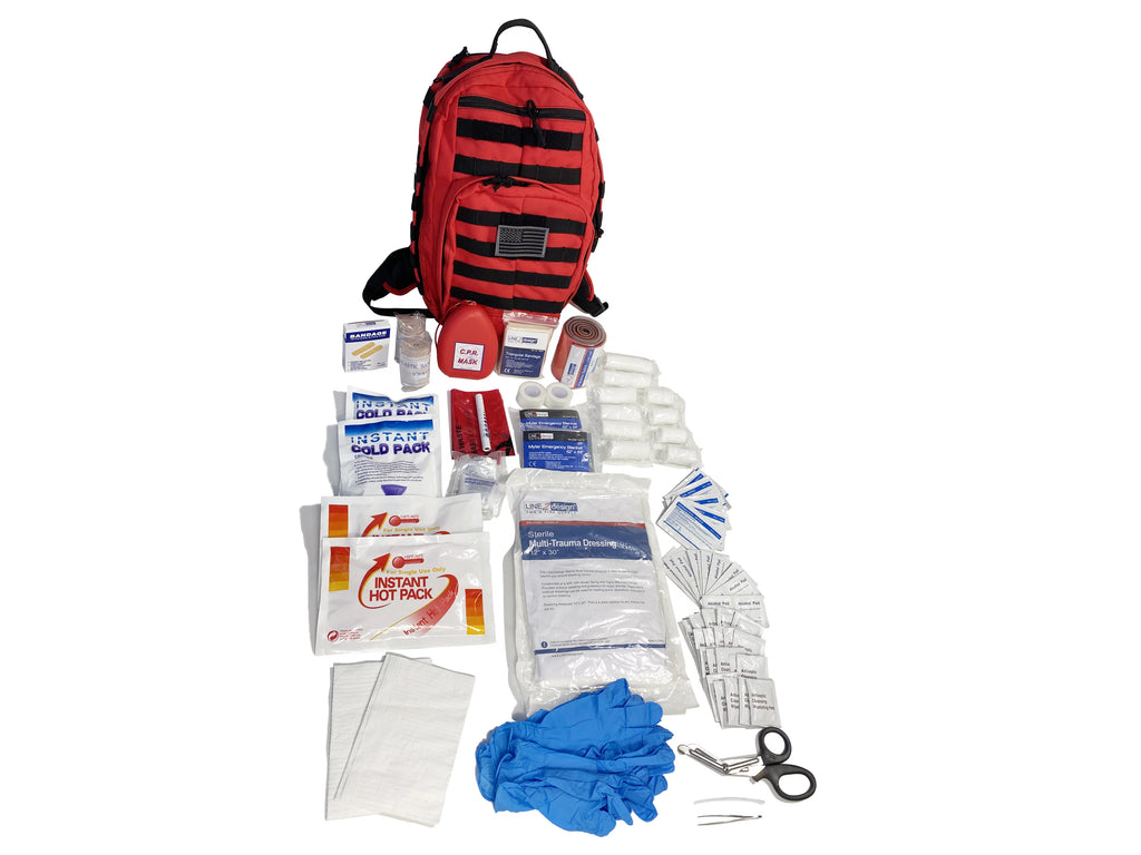 Red First Aid Trauma Backpack Kit T9222