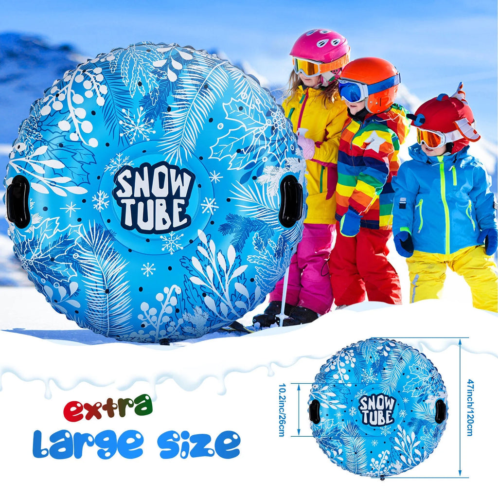47-Inch Inflatable Snow Tube Sled X118