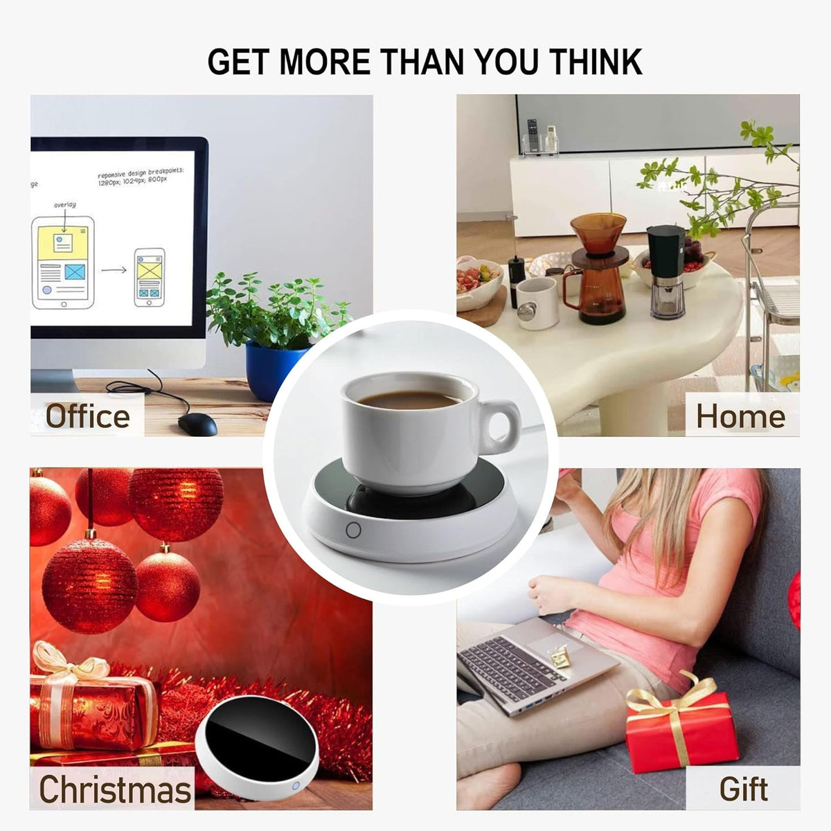 Coffee Cup Warmer with 2 Temperature Settings F36167