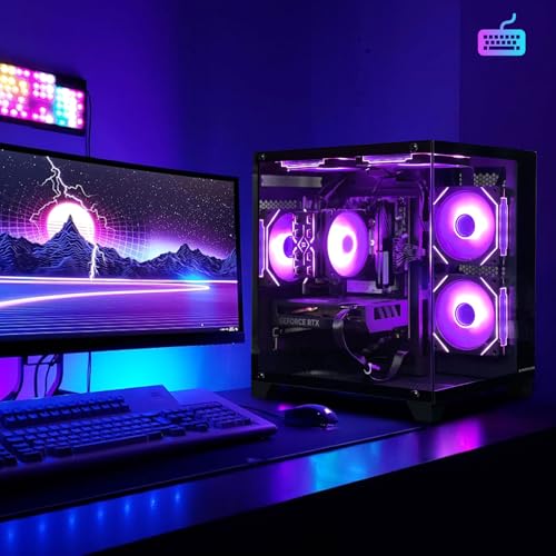 Intel Core i5 13400F RTX 5060 8G 32GB DDR4 RAM 1TB SSD ARGB Fan Gaming Desktop Computer Z139723