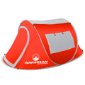 Pop-Up 2 Person Water Resistant Barrel Style Tent with Rain Fly and Carry Bag H150