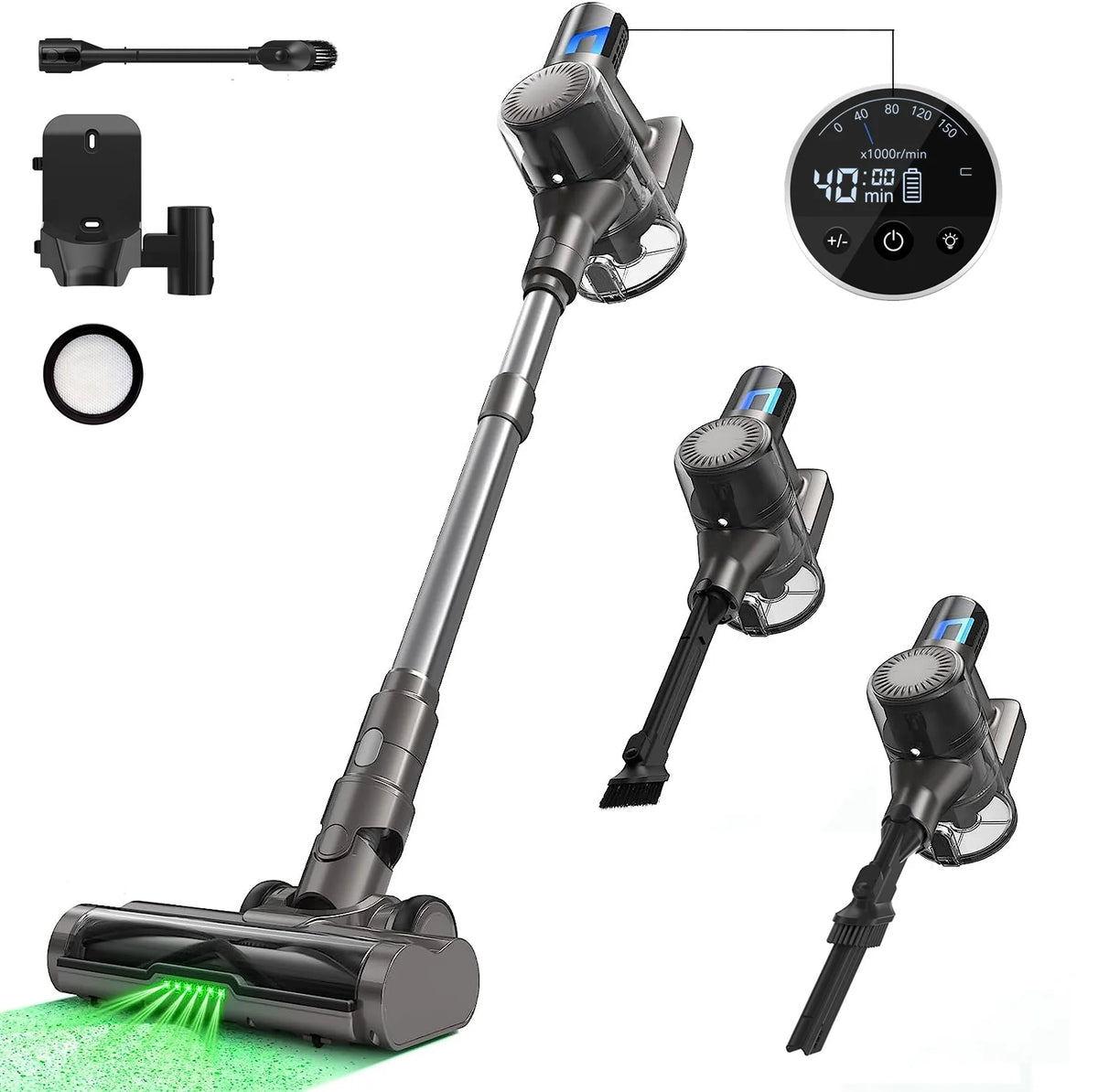 Cordless Stick Vacuum Cleaner U205