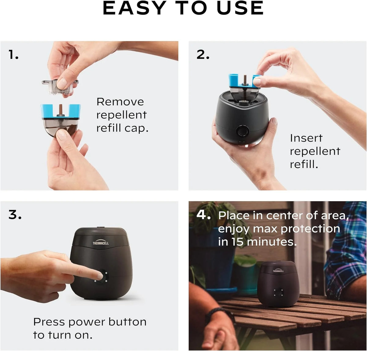 Scent Free Mosquito Repeller Refills C60249