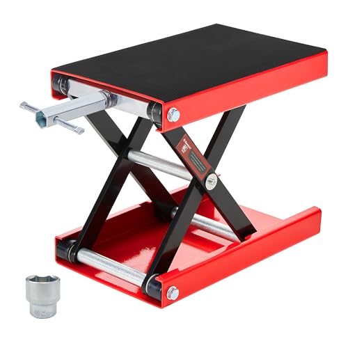 Red 1200 LB Motorcycle Lift Scissor Jack P41640