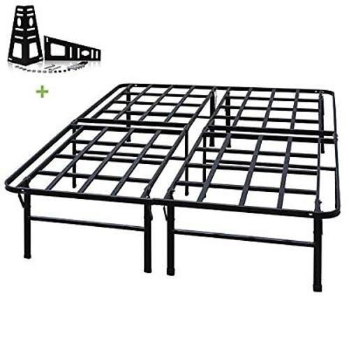 16 inch Foldable Full Bed Frame with Headboard Bracket T6070