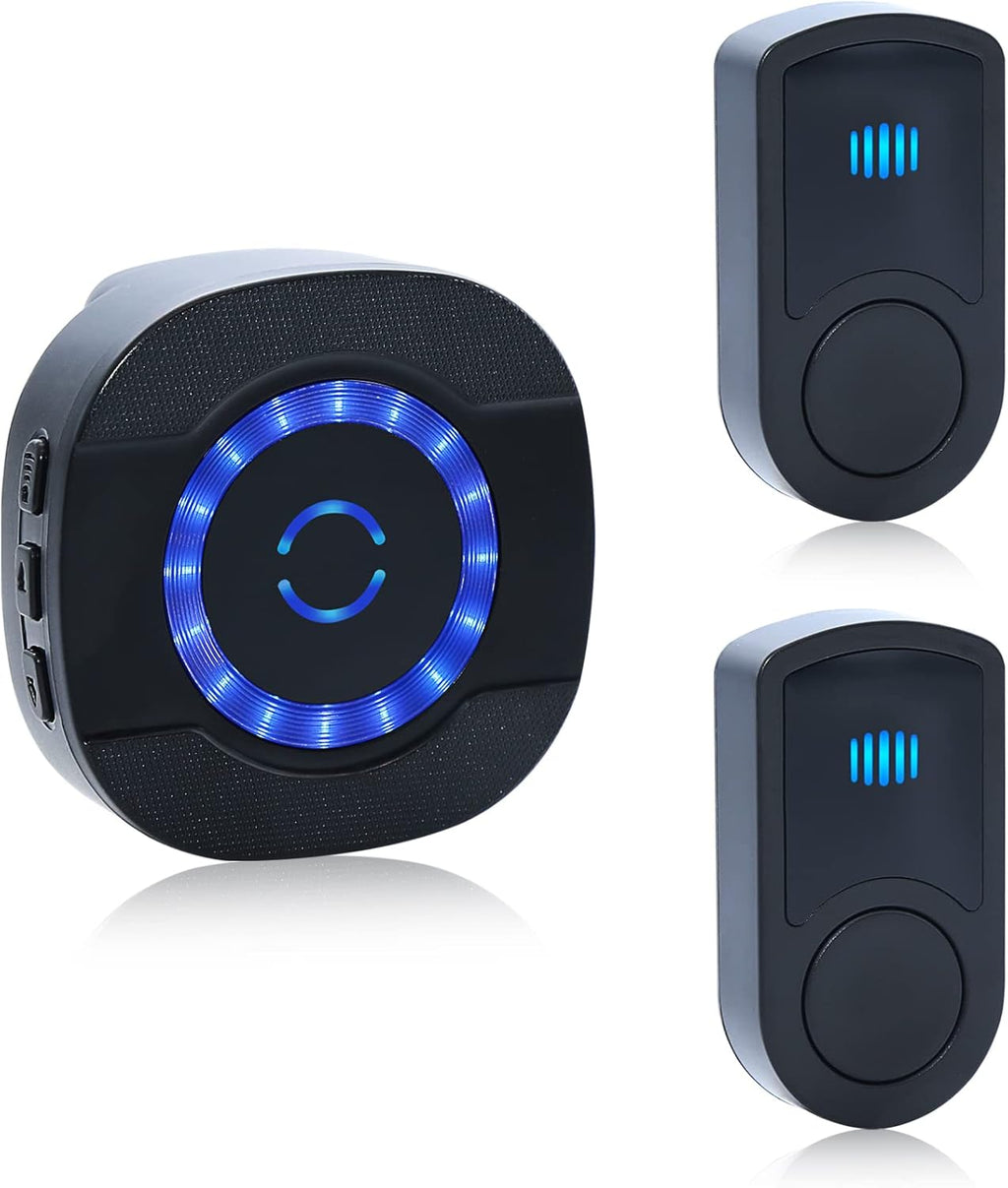 Wireless Caregiver Pager with 3 Plug in Receiver 3 Transmitter F1982