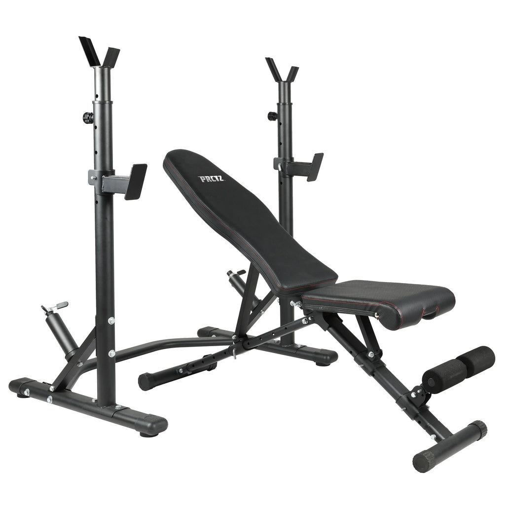 Two-Piece Olympic Weight Bench with Squat Rack M93815