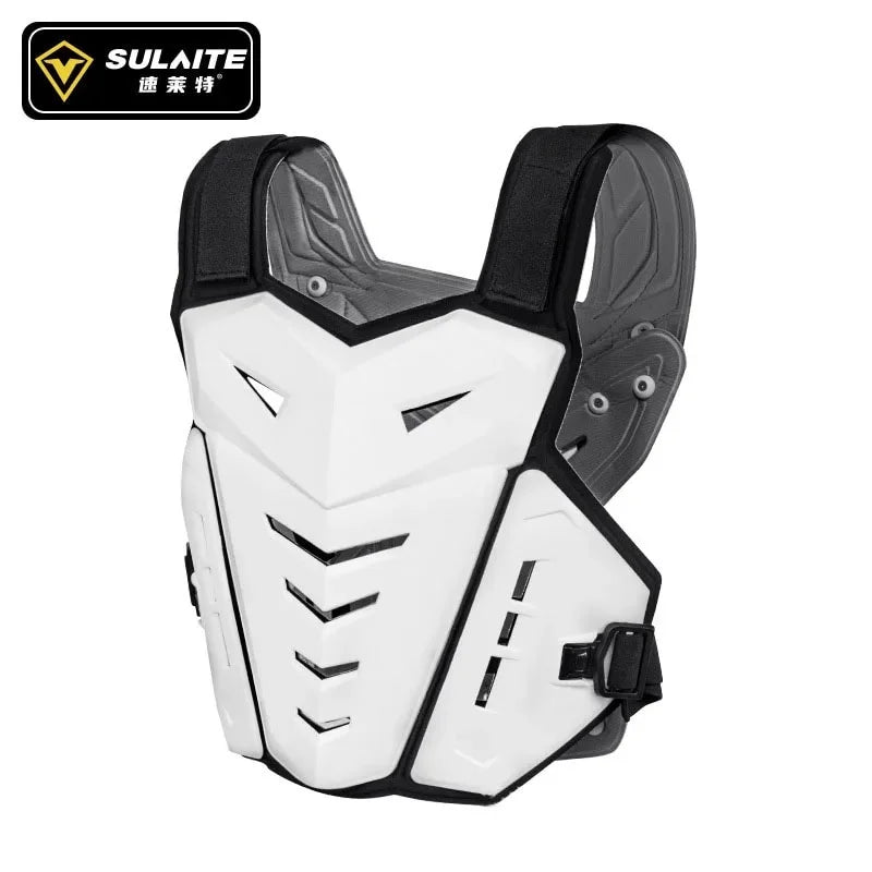 Black Motocross Body Armor Motorcycle Jacket with Back Chest Protector G927146