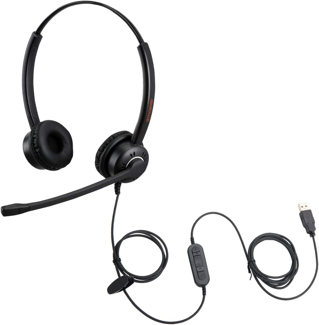 Gold USB Headset with Noise Cancelling Microphone G814