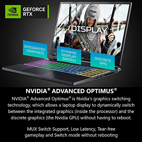 17.3" QHD 165Hz IPS Gaming Laptop with AMD Ryzen 7 7840HS, RTX 4060, 2TB SSD, 64GB RAM, Windows 11 Home D26325
