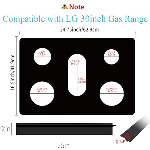 Reusable Non-Stick Stove Top Cover Guard With 2PCS Stove Gap Covers J15257