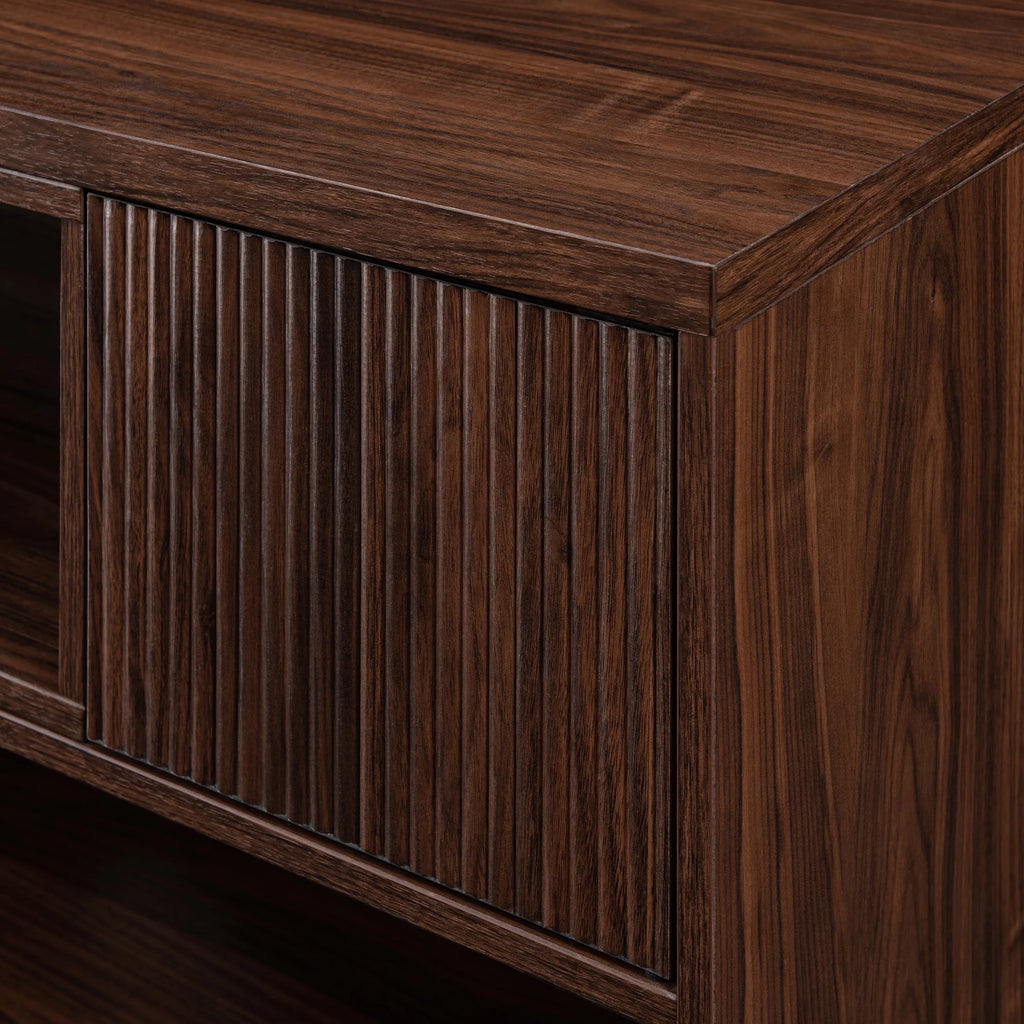 Extendable TV Stand for TVs up to 56", Dark Walnut K431585
