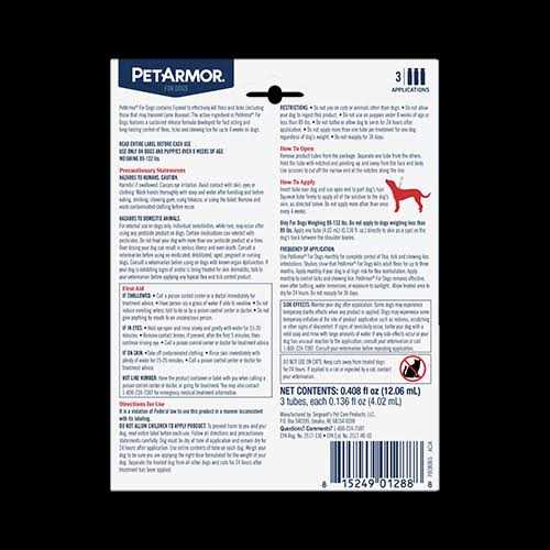 Flea and Tick Treatment for Medium Dogs T25952
