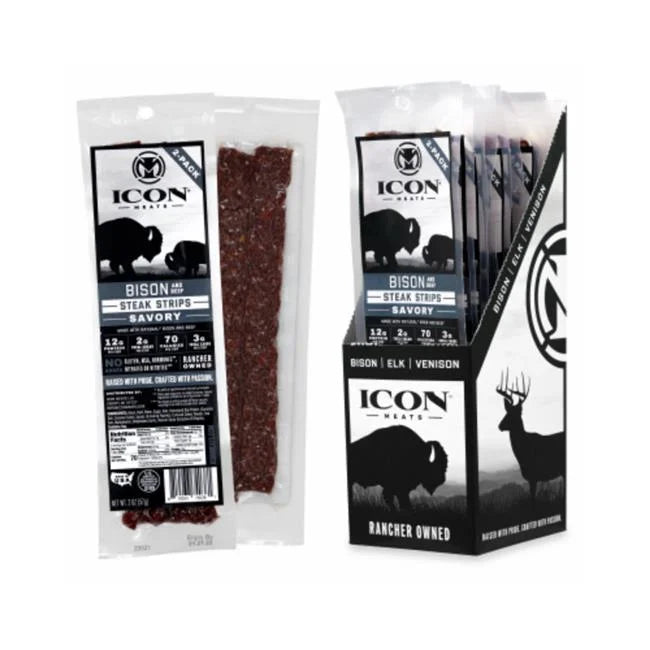 2 oz Savory Bison Strip Case of 8 M657183