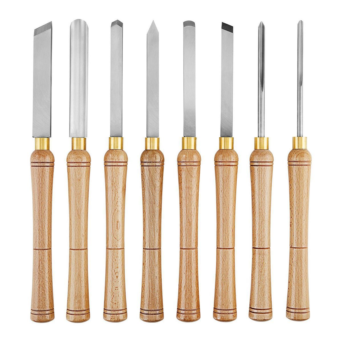 Wood Lathe Chisel Set, 8-Piece E71935